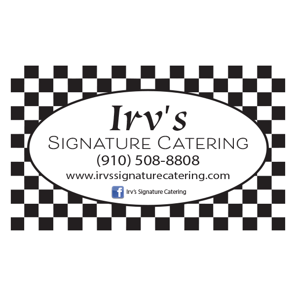 Irv's signature catering logo
