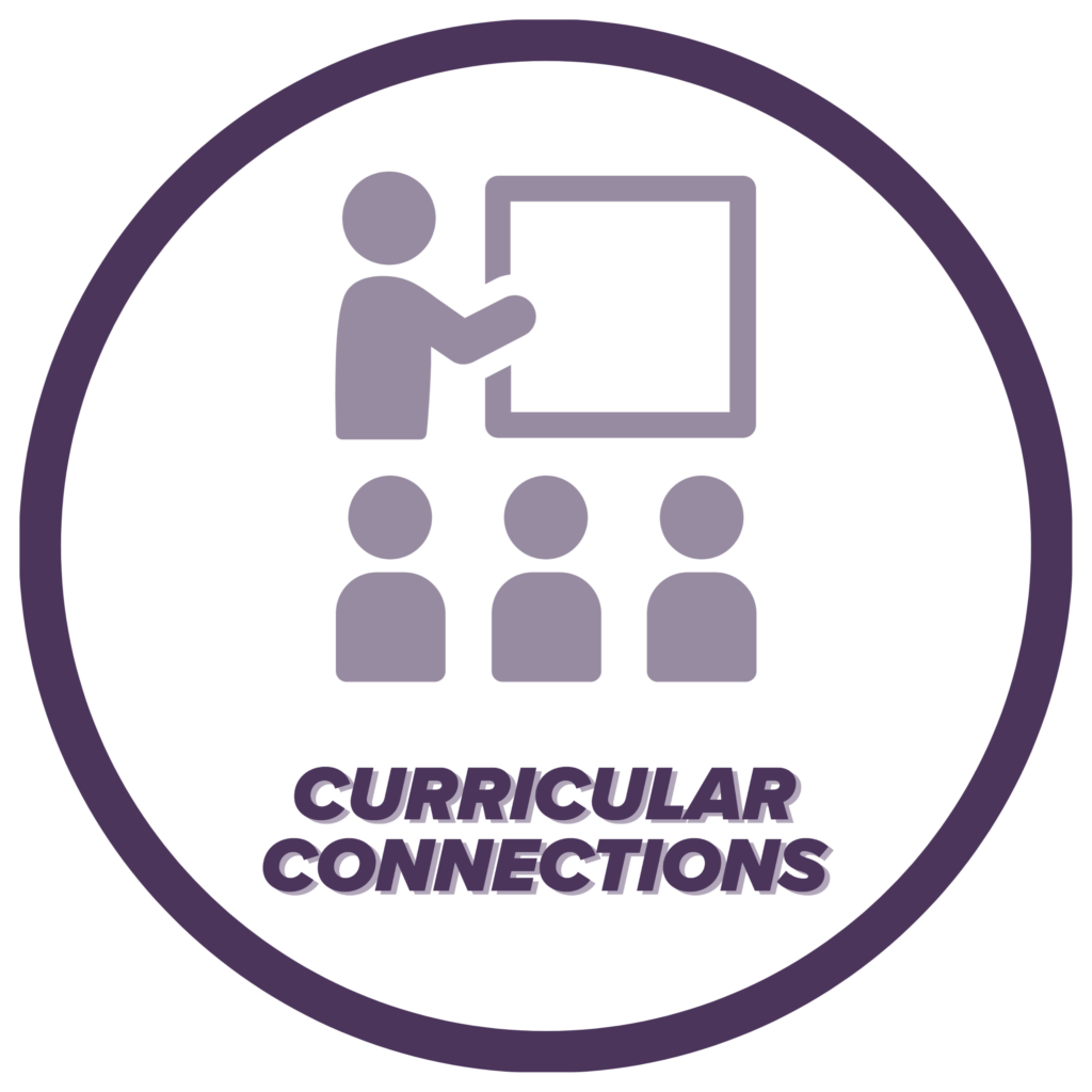 Curricular Connections icon, click to learn more
