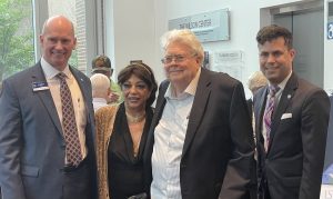 Jim Morton, Roya & Henry Weyerhaeuser, and Shane Fernando